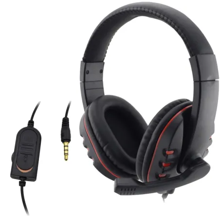PlayStation 4 PS4 Wired 3.5mm Gaming Headset Microfone PC