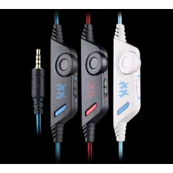 G9000 Gaming Headset with Microphone LED (käytetty) 3.5 mm