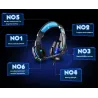 G9000 - Cuffia da gioco con microfono LED 3.5mm