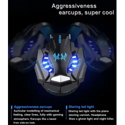 G9000 Gaming Headset with Microphone LED (käytetty) 3.5 mm