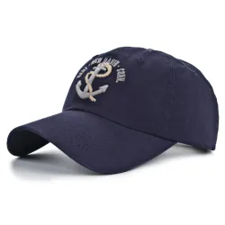 Sombreros / gorrasGorra de béisbol con ancla - algodón ajustable - unisex