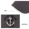 Baseball cap med ankar - bomull - justerbar - unisex