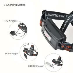 Deporte & OutdoorIluminación delantera - zoom linterna - antorcha - 3 lámpara LED XML-T6