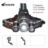 Deporte & OutdoorIluminación delantera - zoom linterna - antorcha - 3 lámpara LED XML-T6