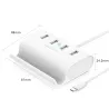 Ugreen USB CHUB 4 Ports Super Speed Interface Splitter (käytetty)
