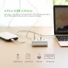 Ugreen USB CHUB 4 Ports Super Speed Interface Splitter (käytetty)