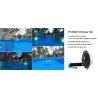 TELESIN 6" Waterproof Case Floating Trigger for GoPro Hero 4 3 3+ Lens Dome Cover Housing