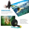 TELESIN 6" Waterproof Case Floating Trigger for GoPro Hero 4 3 3+ Lens Dome Cover Housing