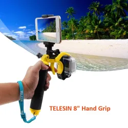 Televiestit 6" Waterproof Case Floating Trigger for GoPro Hero 4 3 3+ Lens Dome Cover Asunto