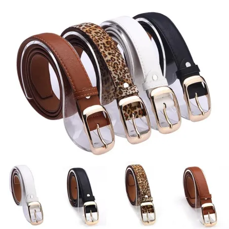 Muoti Metal Buckle Leather Belt