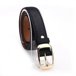 CinturonesCinturón de cuero de metal de moda