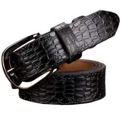 Crocodile design - aito nahkavyö