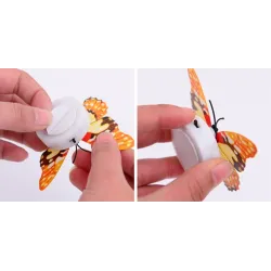 ApliquesColorido artificial mariposa de la noche LED luz de la lámpara de la pared pegatina