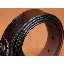 CinturonesDiseño de cocodrilo - cinturón de cuero genuino