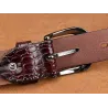 Crocodile design - aito nahkavyö