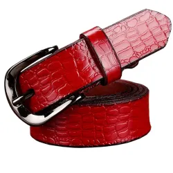 Crocodile design - aito nahkavyö