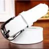 Crocodile design - genuine leather belt