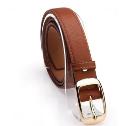 CinturonesCinturón de cuero de metal de moda