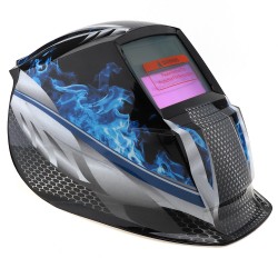 Blue Fire Solar Mask Auto-Darkening casco saldatura