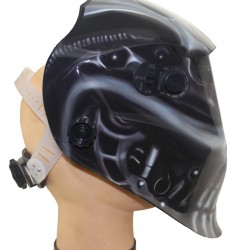 RoboSkull Solar Mask Auto-Darkening Welding Helmet