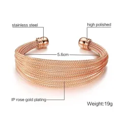 Pulseira de punho multicamada
