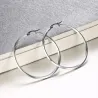 Gold & Silver Round Hoops örhängen 2 par