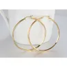 AretesPendientes Gold & Silver Round Hoops 2 Pair
