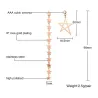 Asymmetrie Star String Long Ohrringe