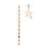 Asymmetrie Star String Long Ohrringe