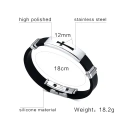 Ruostumaton teräs Buckle Bracelet