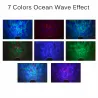 Ocean-aallot - tähtitaivas - USB LED Night Light - projektori