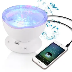 Ocean-aallot - tähtitaivas - USB LED Night Light - projektori