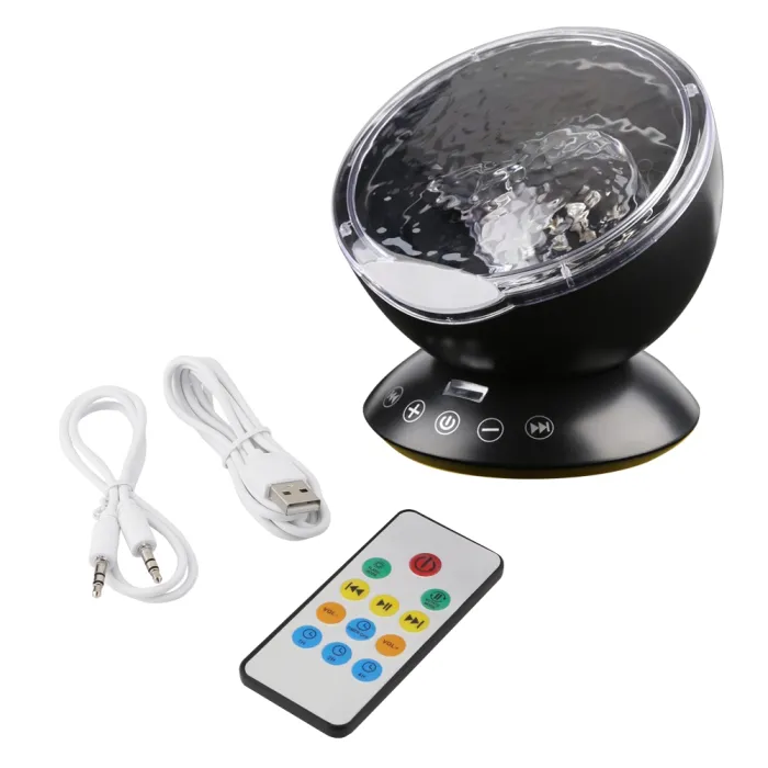 Ocean-aallot - tähtitaivas - USB LED Night Light - projektori