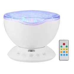 Ocean waves - starry sky - USB LED night light - projector