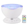 DecoraciónOlas de océano - cielo estrella - luz de noche LED USB - proyector
