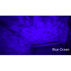Ocean-aallot - tähtitaivas - USB LED Night Light - projektori