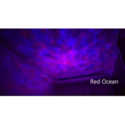 Ocean-aallot - tähtitaivas - USB LED Night Light - projektori