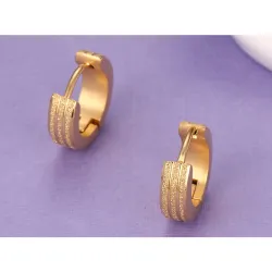 AretesPendientes de oro redondo