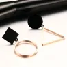 Asymmetrical Geometric Stud Earrings Näytä tarkat tiedot