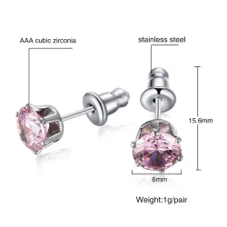 Shiny Crystal Stud pienet korvat