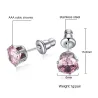 Shiny Crystal Stud Small Ohrringe
