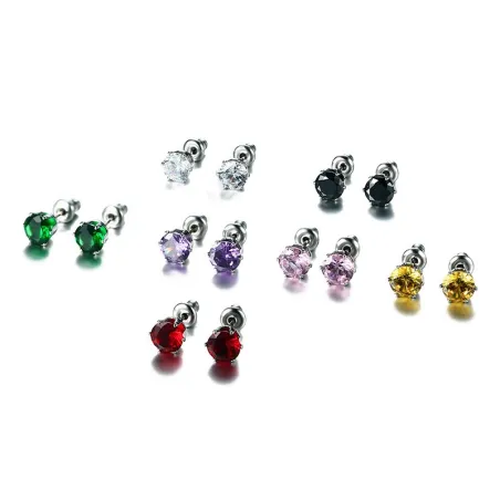 Shiny Crystal Stud pienet korvat