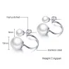 Boucles d'oreilles double perle
