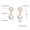AretesPerlas & Pendientes de cristal