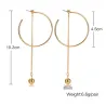 Ball Hoops Long EarringOorbellen
