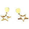 Gold Five-point Stars EarringsOorbellen