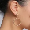 Star & Moon Asymmetric örhängen