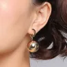 AretesStar & Moon Asymmetric Pendientes