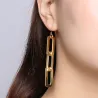 Triple Pin Long Earrings Näytä tarkat tiedot