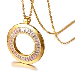 Strass Gold Schmuckset